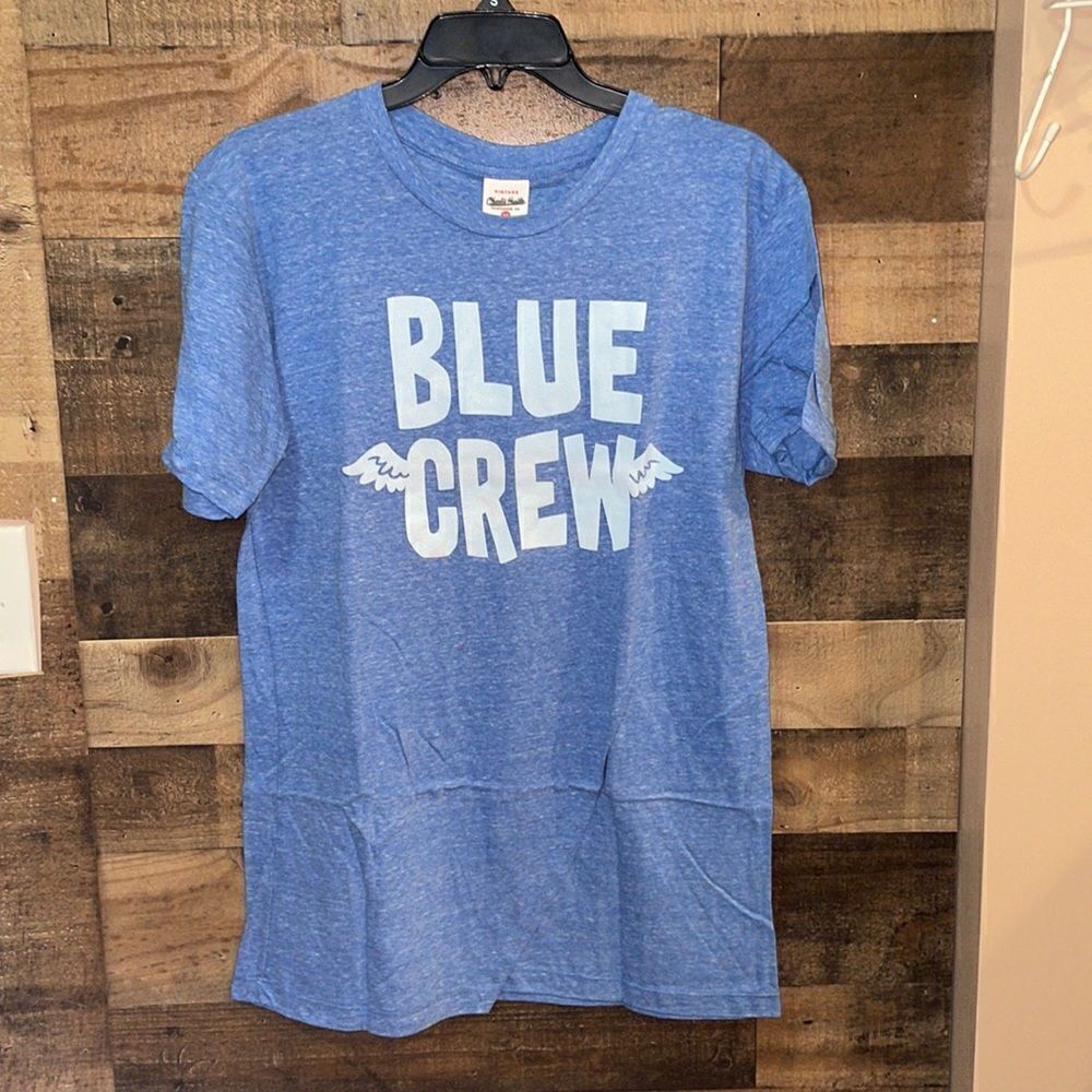 Charlie Hustle Creighton Blue Crew Unisex T-shirt, NWT